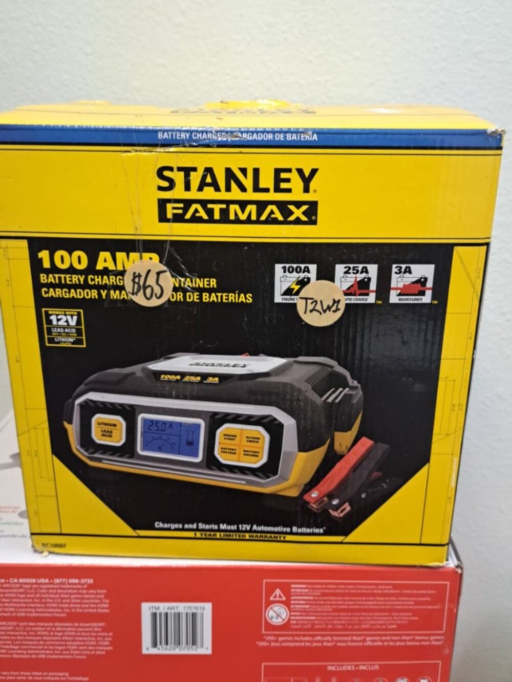 Stanley FatMax BC100BF Charger & Maintainer – 100 Amp Automotive Battery Charger - Picture 5 of 5